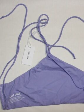 Slate Swim Lilac String Bikini Top - Slate Swim
